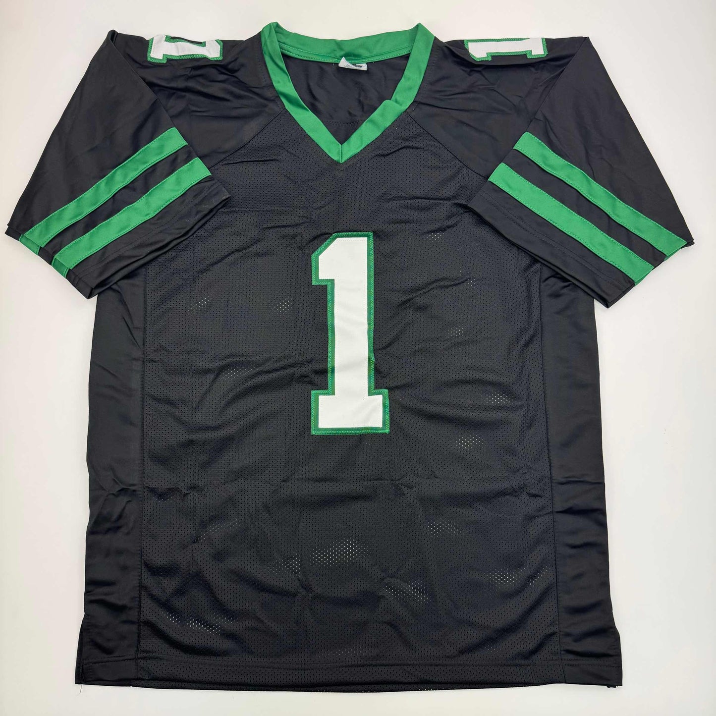 Autographed/Signed Ahmad Sauce Gardner New York Black Football Jersey Beckett BAS COA #2