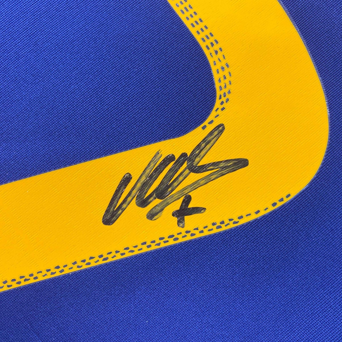 Autographed/Signed David Villa Spain Blue World Cup Soccer Jersey Beckett BAS COA