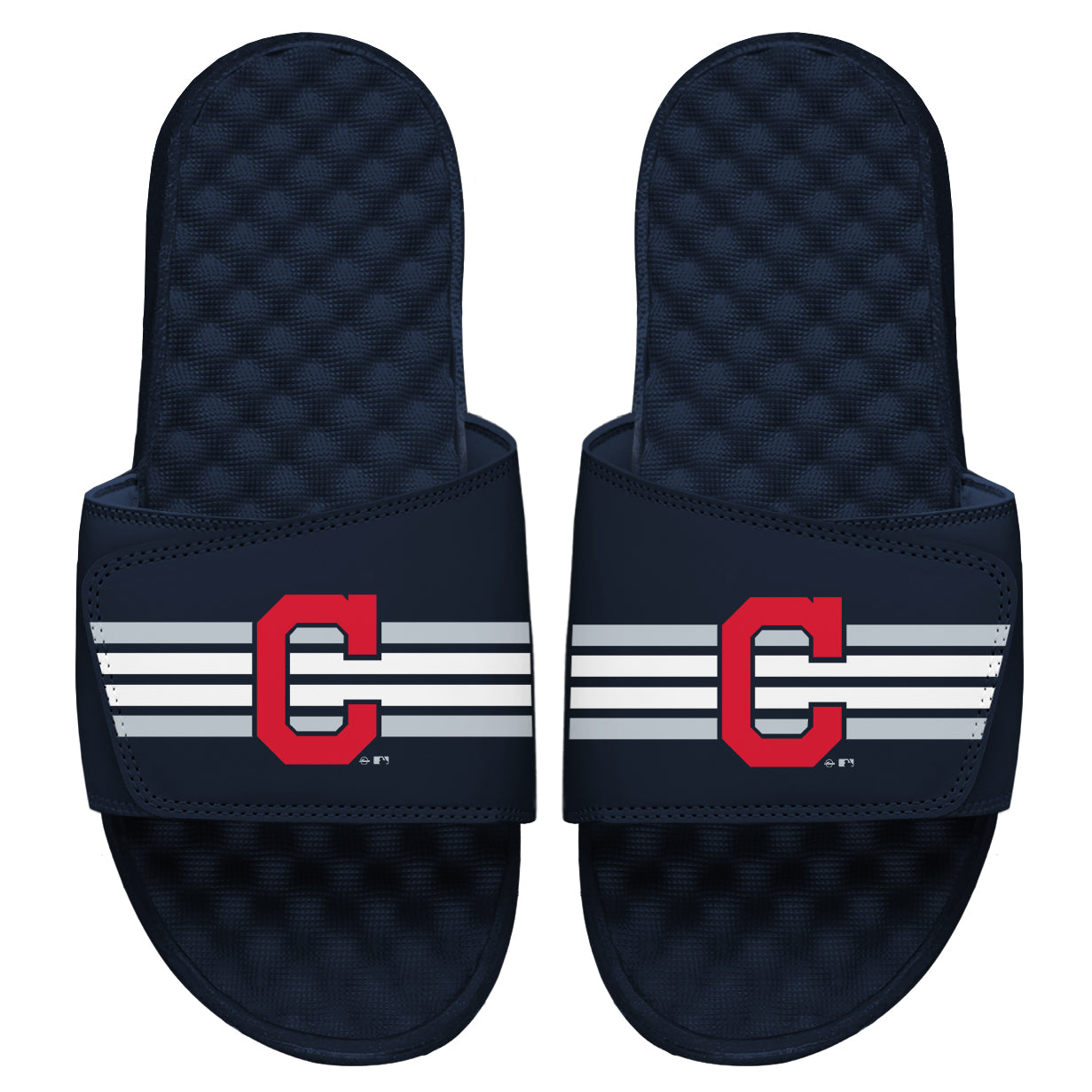 Indians Varsity Stripes Slides