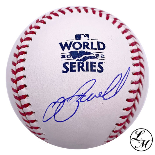 Jeff Bagwell Houston Astros Autographed 2022 World Series Baseball JSA COA