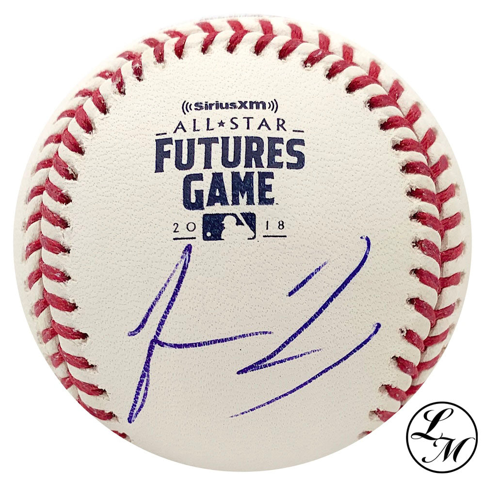 Jesus Luzardo Autographed Miami Marlins 2018 Futures Game Baseball COA