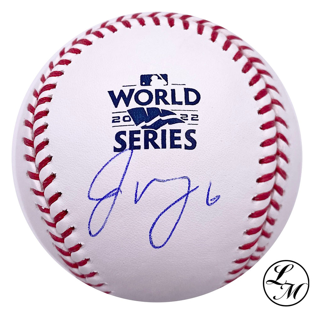 Jake Meyers Houston Astros Autographed 2022 World Series Baseball COA