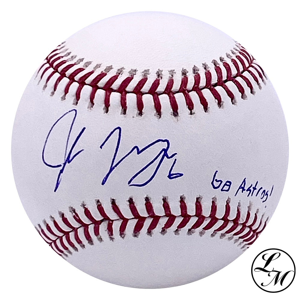 Jake Meyers Astros Autographed Official Major League Baseball ROMLB