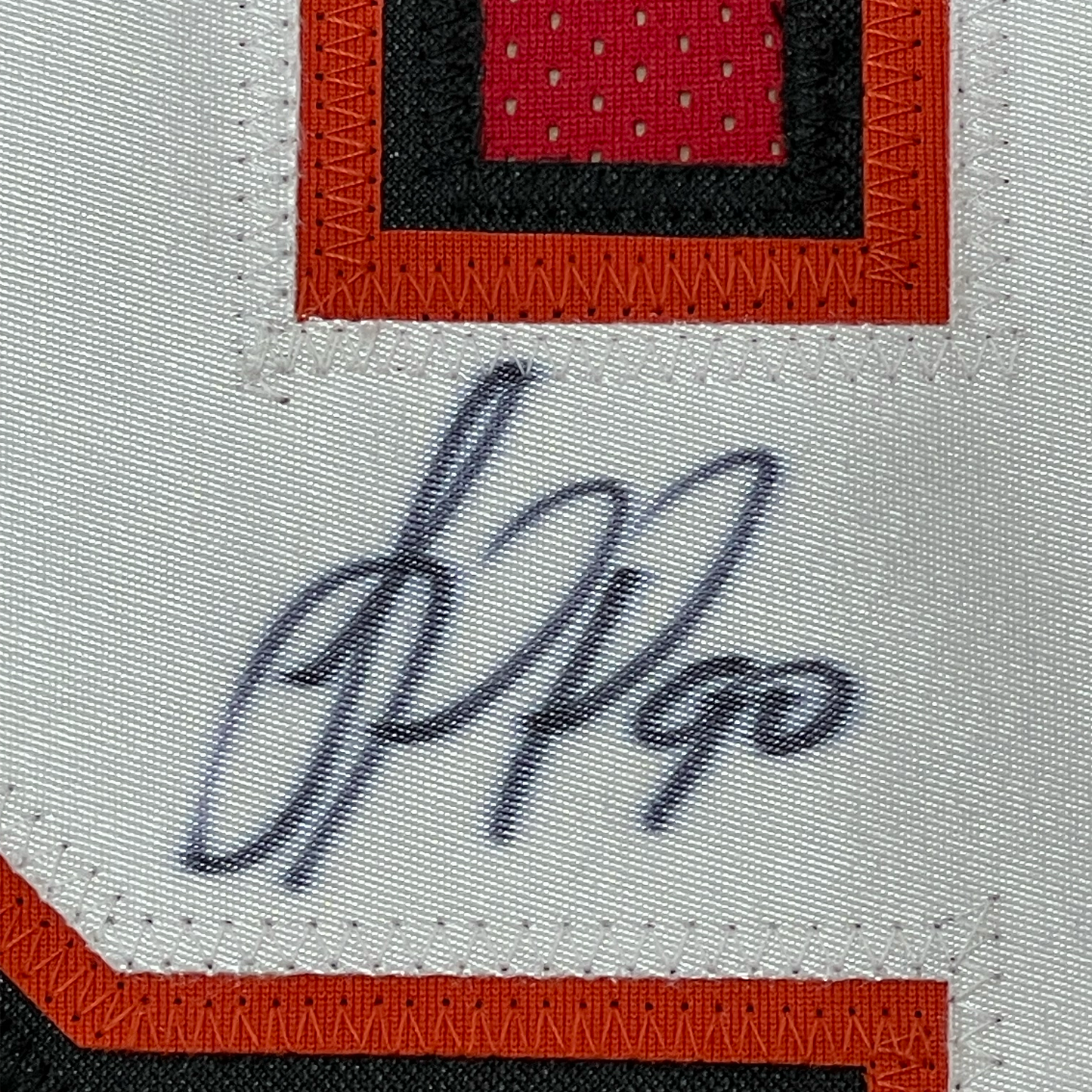 Framed Autographed/Signed Jason Pierre-Paul 35x39 Tampa Bay Red Football Jersey JSA COA