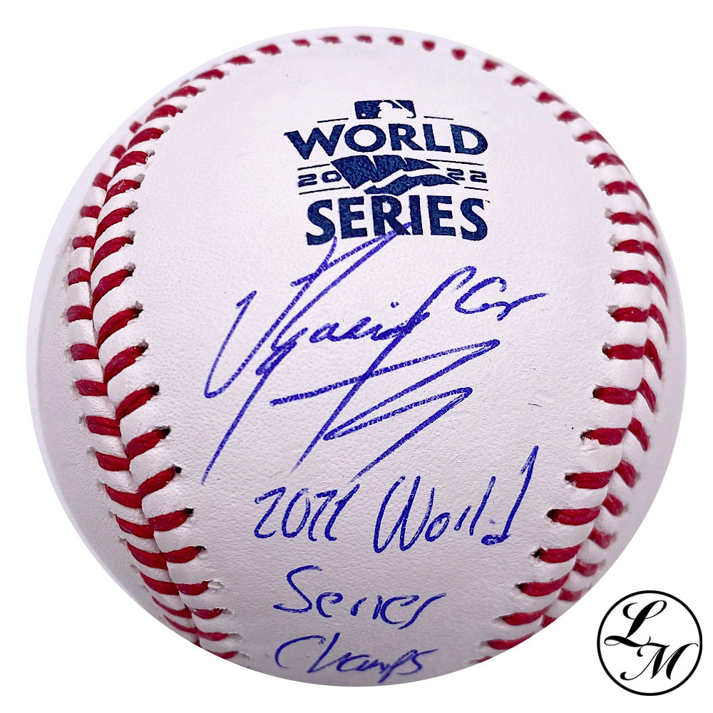 Jose Urquidy Houston Astros Autographed 2022 World Series Baseball JSA COA