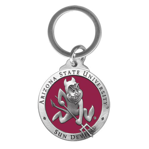 Arizona State University Sparky Logo Key Chain