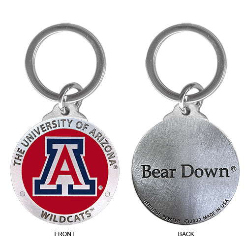 University of Arizona Keychain w/ Backtext