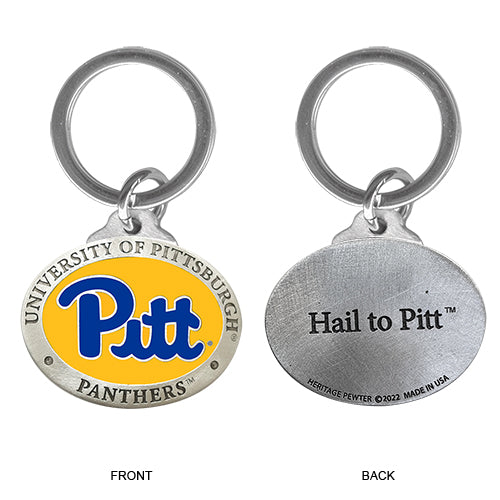 University of Pittsburgh Keychain w/ Backtext