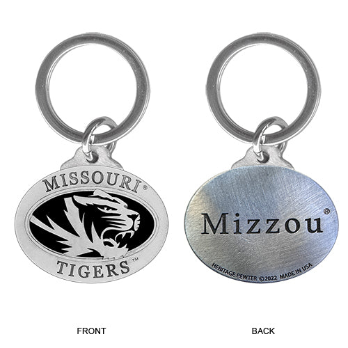 University of Missouri Keychain w/ Backtext