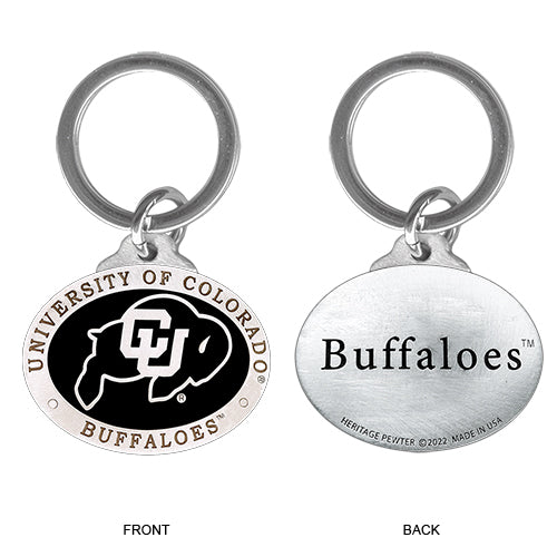 University of Colorado Keychain w/ Backtext