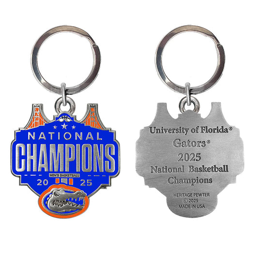 2025 Univ. of Florida Basketball Champ Key Chain