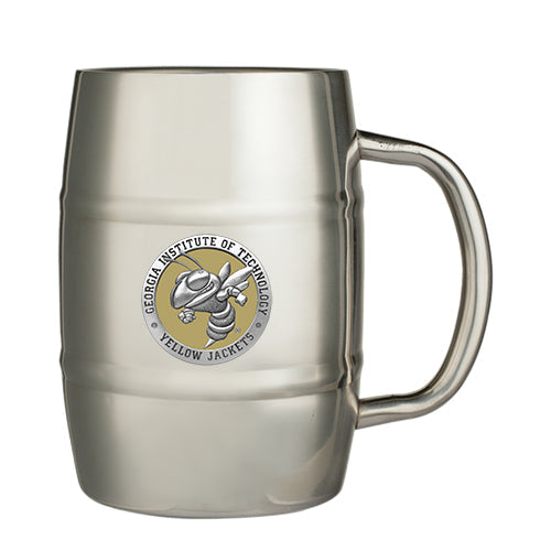 Georgia Tech Buzz Logo Keg Mug