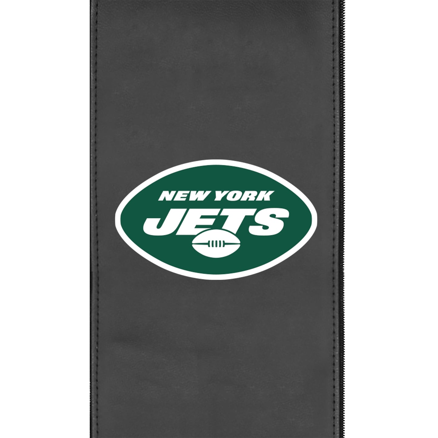 Silver Club Chair with  New York Jets Primary Logo