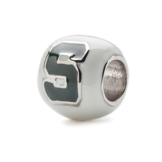 Michigan State Bead White