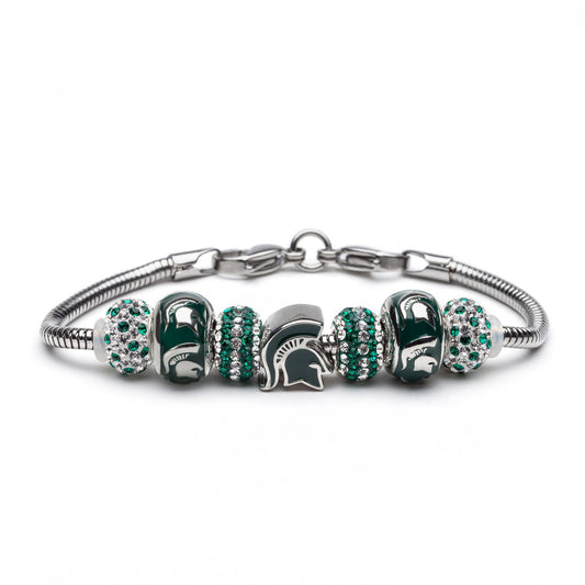 Michigan State Charm Bracelet