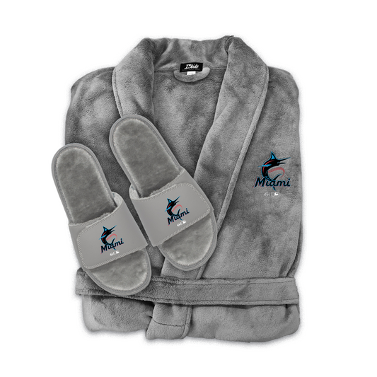 Miami Marlins Boss Robe Slide Bundle