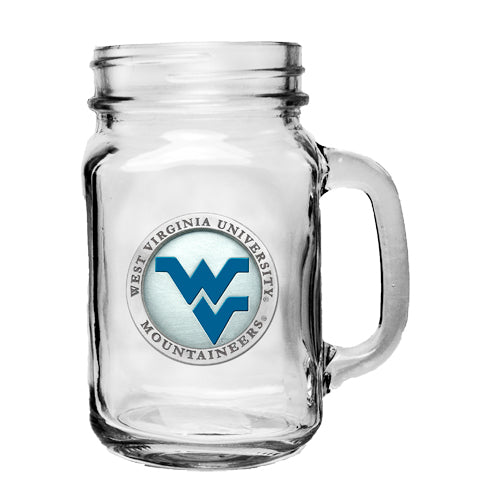 West Virginia University Mason Jar Mug