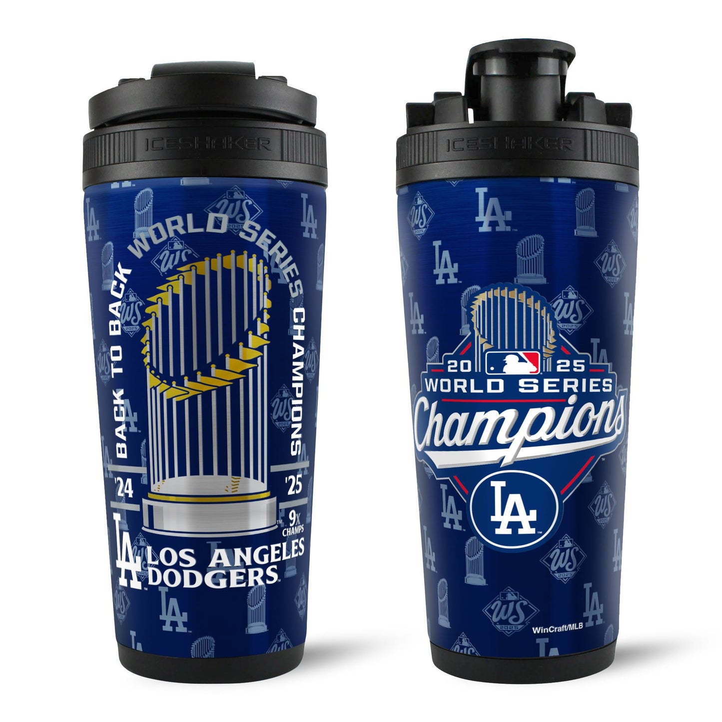 Los Angeles Dodgers 2025 World Series Champions 4D Ice Shaker