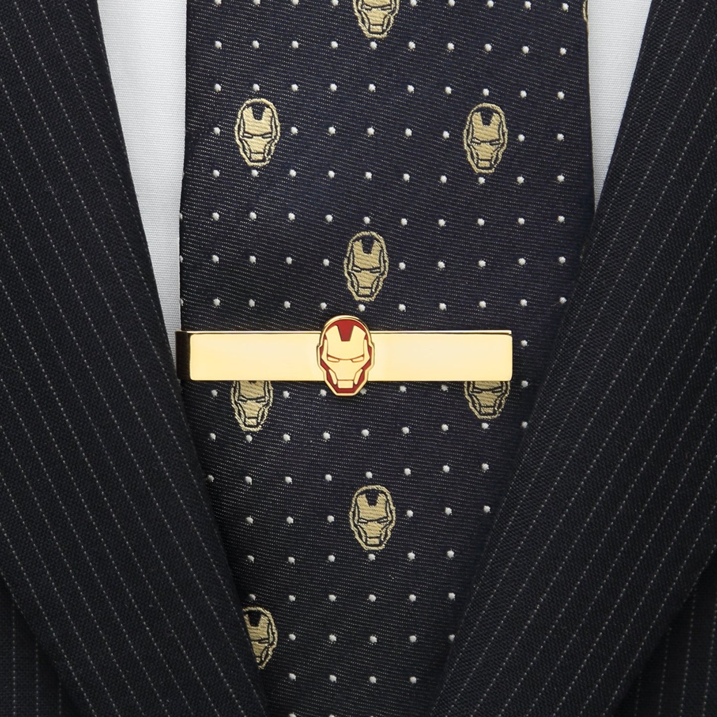 Marvel Guardians of the Galaxy Groot Plated Iron Man Tie Bar