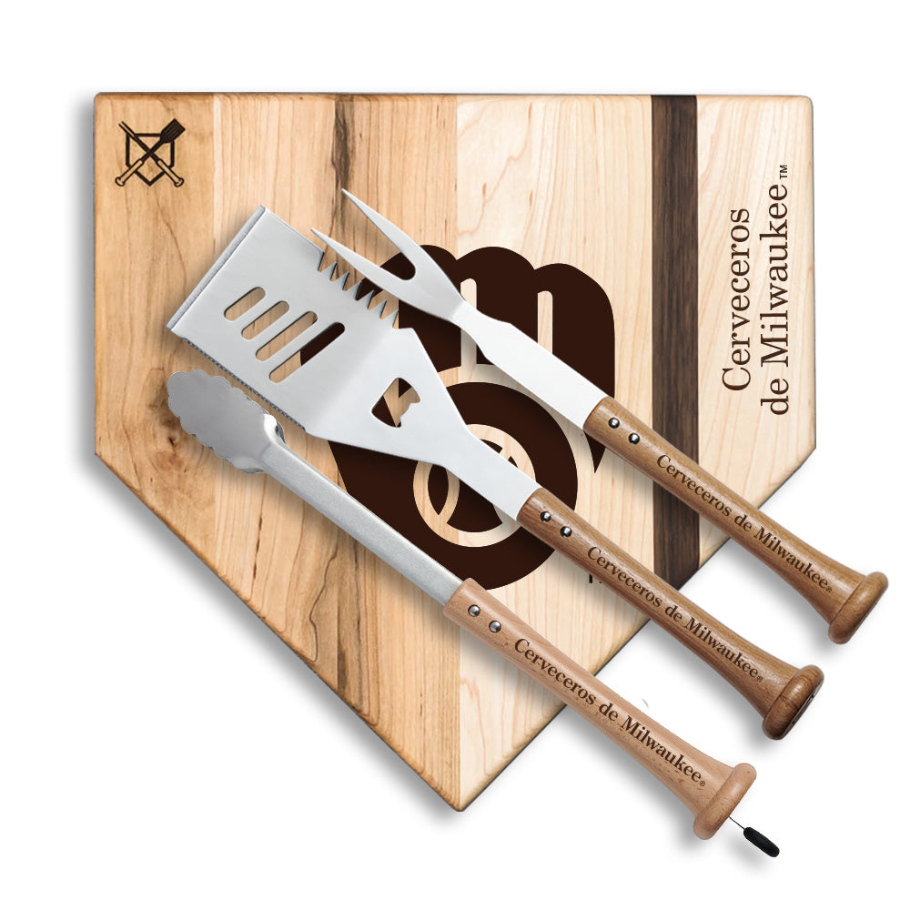 Cerveceros de Milwaukee "Silver Slugger" Combo Set (en Español)