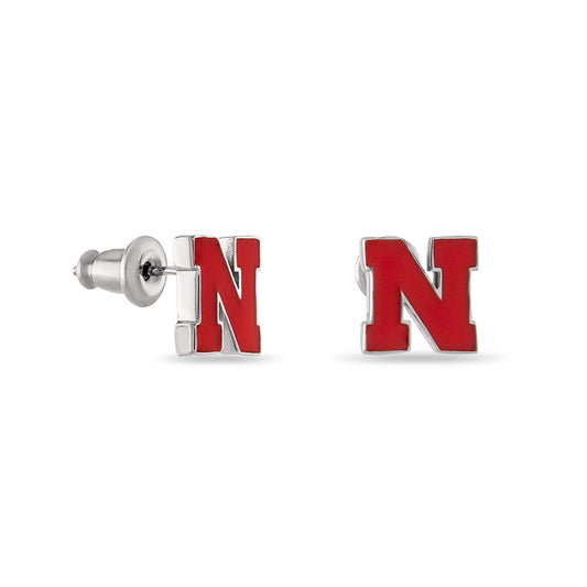 Nebraska Block N Studs
