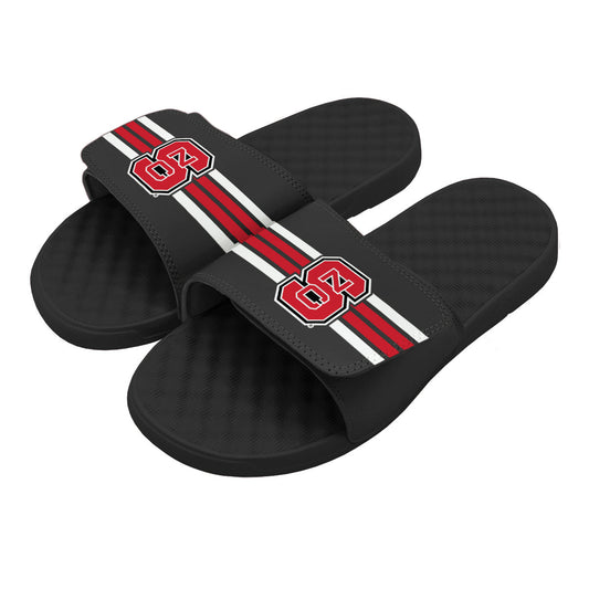 NC State Varsity Stripes Slides