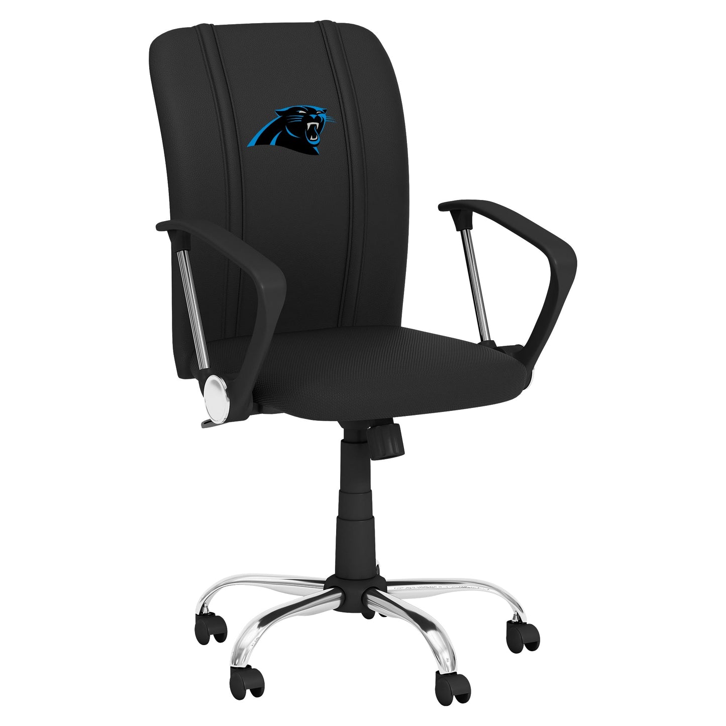 Curve Task Chair with  Carolina Panthers Primary Logo