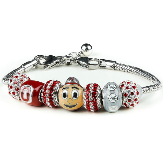 Ohio State Christmas Bracelet