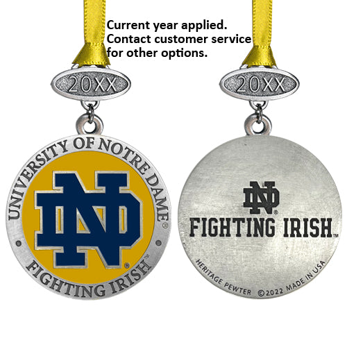 University of Notre Dame Ornament
