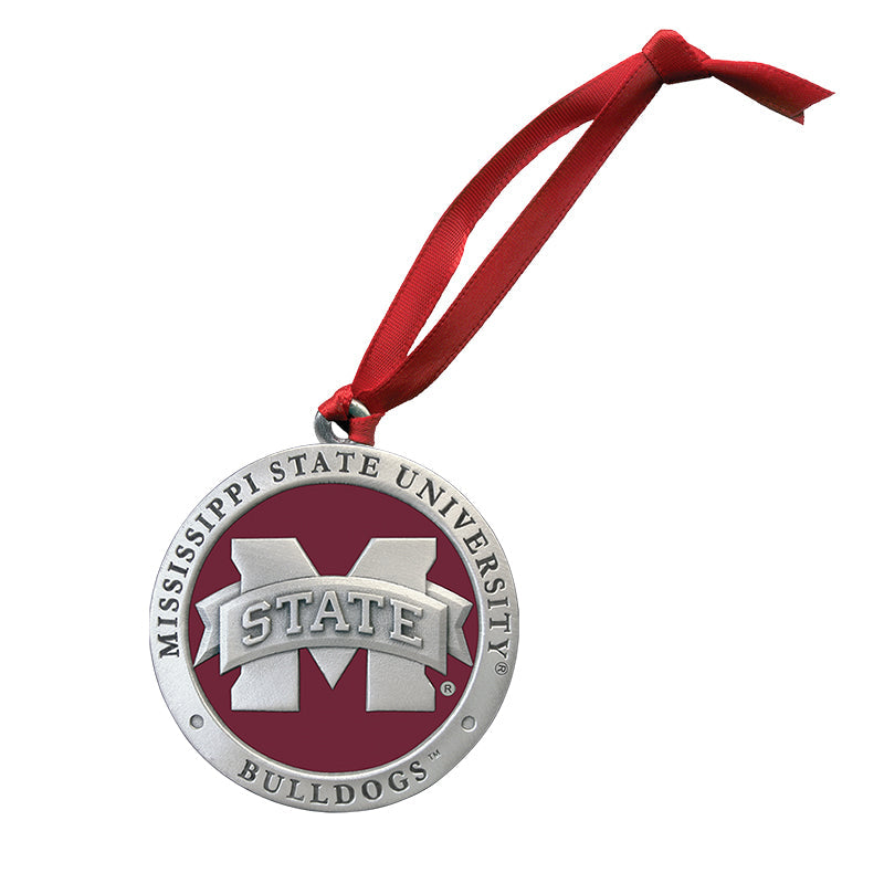 Mississippi State University Bulldogs "M" Logo Ornament