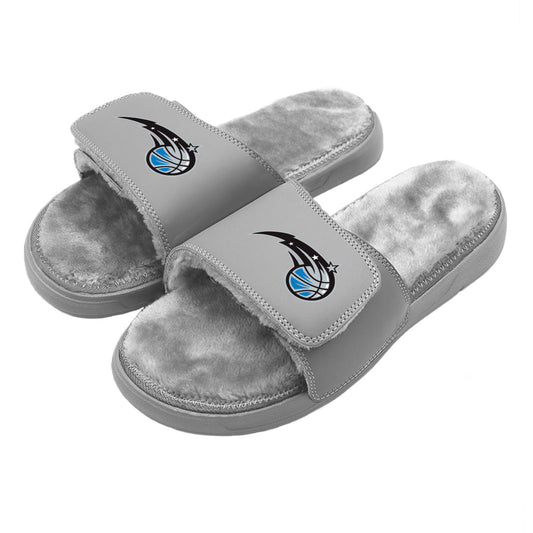 Orlando Magic Primary Grey Fur Slides
