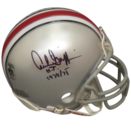 Archie Griffin Autographed Ohio State Buckeyes Mini Helmet w/ "H.T. 1974/75" - Beckett