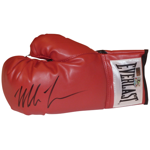 Mike Tyson Autographed Everlast Red Boxing Glove - JSA