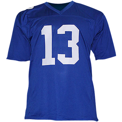 Odell Beckham Jr. Autographed New York Giants (Blue #13) Custom Jersey - JSA