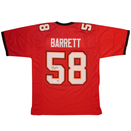 Shaquil Barrett Autographed Tampa Bay (Red #58) Custom Jersey - JSA
