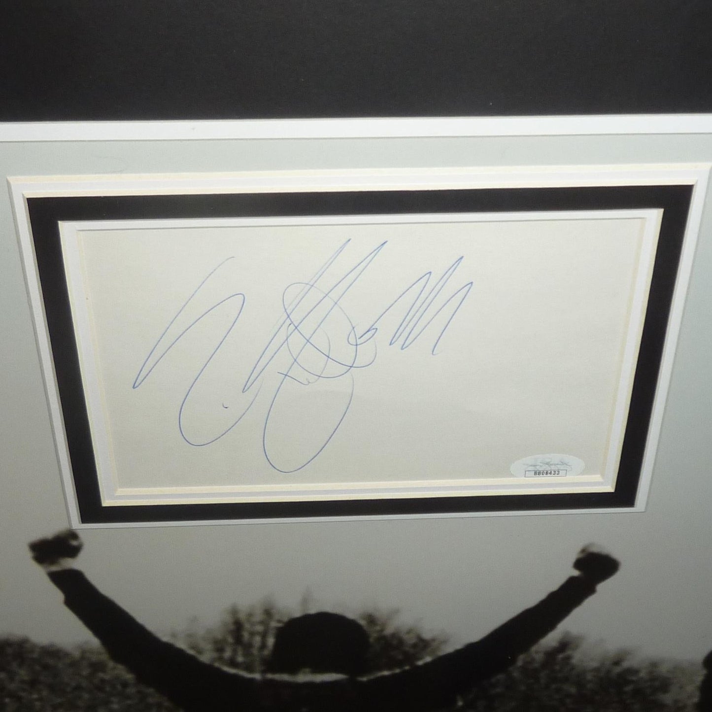 Rocky Full-Size Movie Poster Deluxe Framed with Sylvester Stallone Autograph - JSA Letter