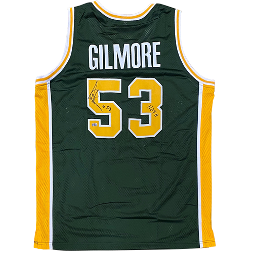 Artis Gilmore Autographed Jacksonville University (Green #53) Custom Jersey w/ HOF 11 - JSA