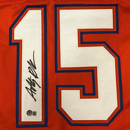 Anthony Richardson Autographed Florida (Orange #15) Custom Jersey - Beckett