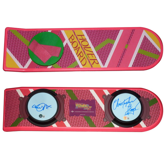 Michael J. Fox And Christopher Lloyd Autographed Back to The Future II Hover Board - Beckett