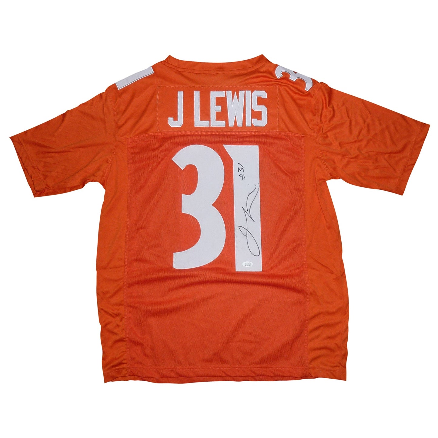 Jamal Lewis Autographed Tennessee (Orange #31) Custom Jersey - JSA