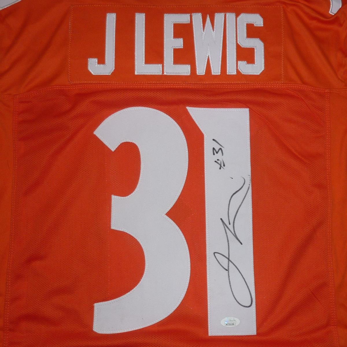 Jamal Lewis Autographed Tennessee (Orange #31) Custom Jersey - JSA
