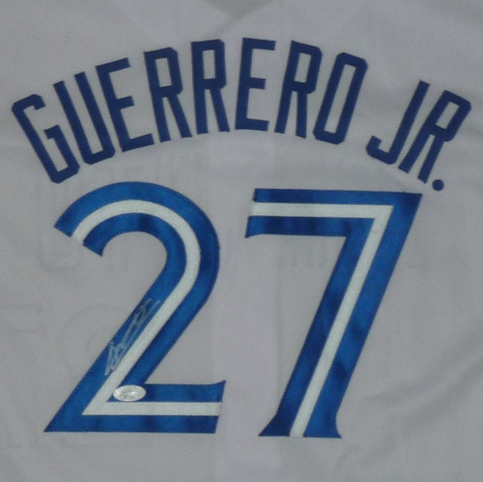 Vladimir Guerrero Jr. Autographed Toronto (White #27) Custom Jersey - JSA