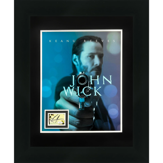Keanu Reeves Autographed John Wick Deluxe Framed 16x20 Movie Poster Piece - JSA