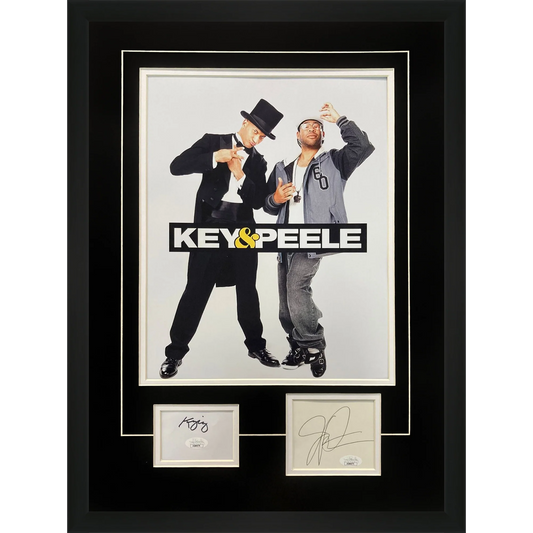 Keegan-Michael Key And Jordan Peele Autographed Key & Peele Deluxe Framed 11x14 Poster Piece - JSA