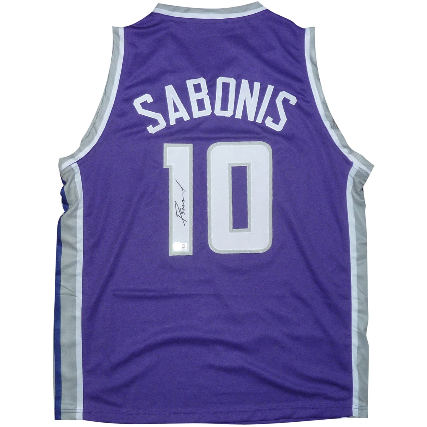 Domantas Sabonis Autographed Sacramento (Purple #10) Custom Jersey - Beckett