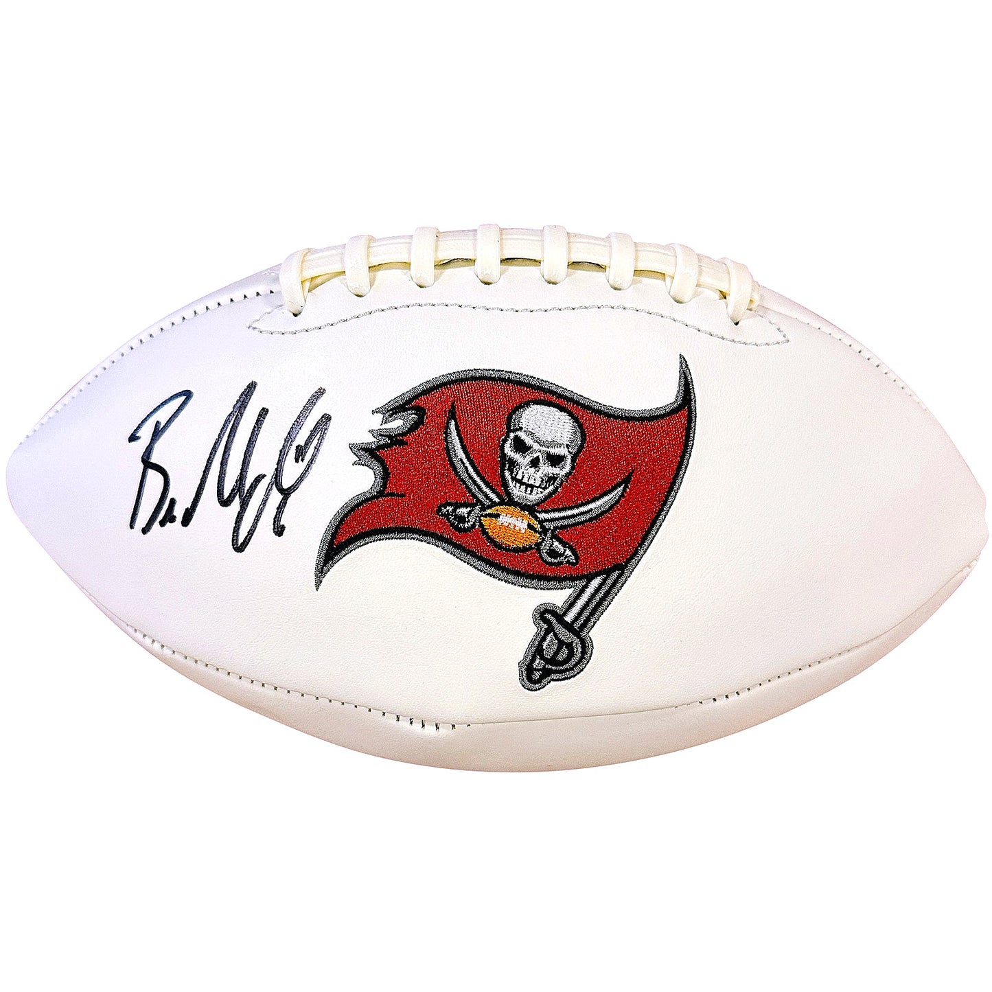 Baker Mayfield Autographed Tampa Bay Buccaneers Logo Football - Beckett