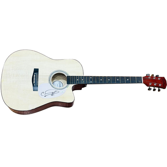 Carrie Underwood Natural Acoustic Guitar with Autograph - JSA