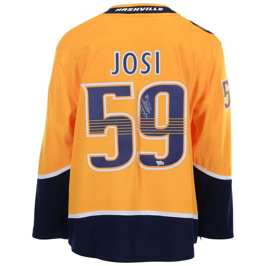 Roman Josi Autographed Nashville Predators (Gold #59) Breakaway Jersey - JSA