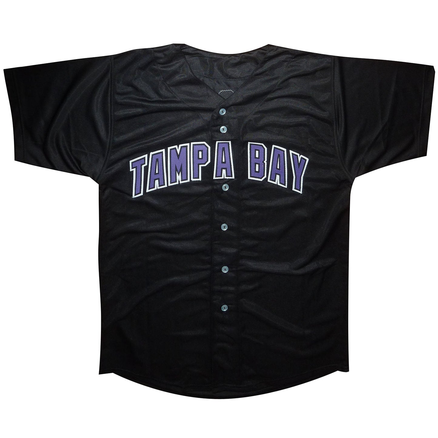 Jose Canseco Autographed Tampa Bay (Black #33) Custom Jersey - JSA