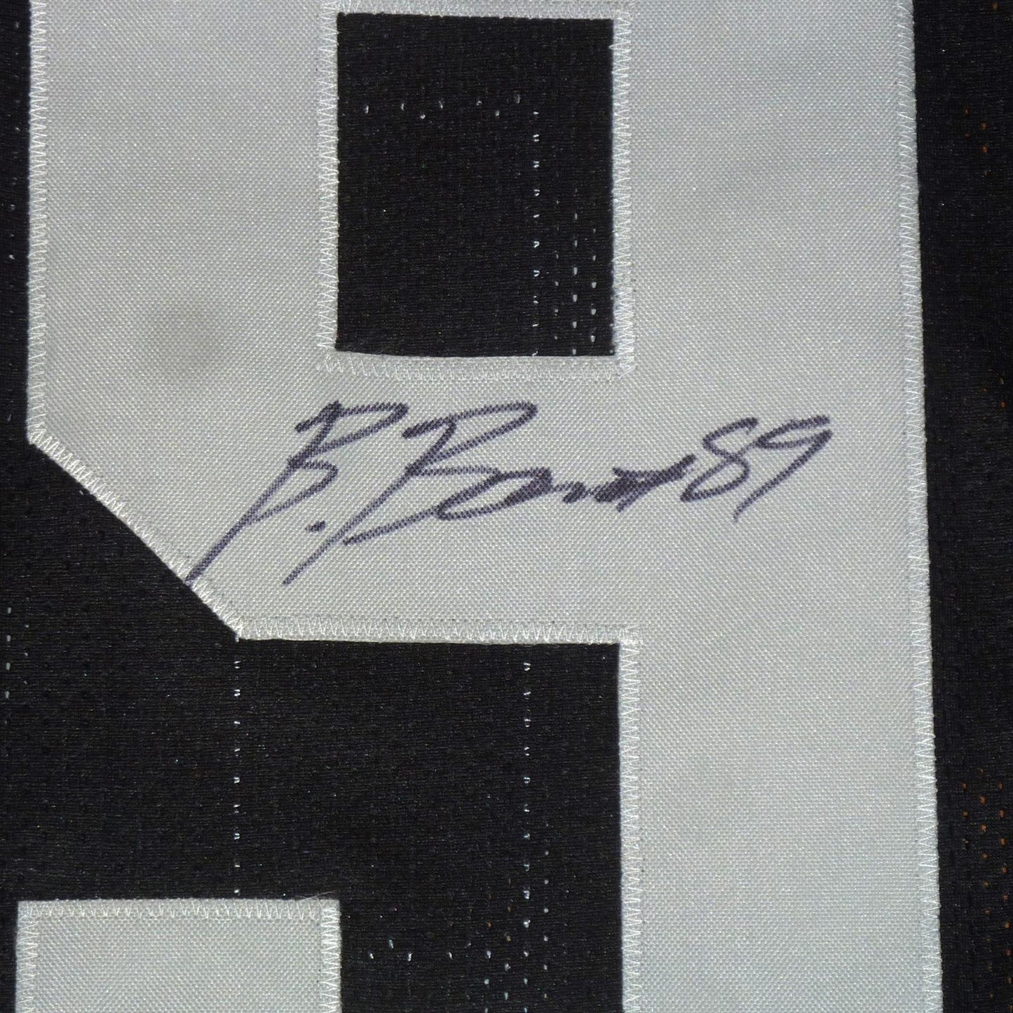 Brock Bowers Autographed Las Vegas (Black #89) Custom Jersey - Beckett